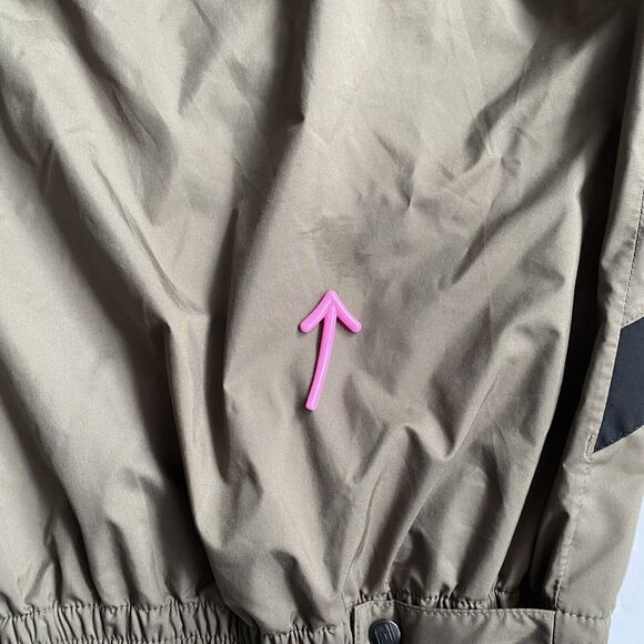 FootJoy Mens Sz XXL Jacket Olive Brown and Black Vented Back Full Zip - Picture 9 of 12